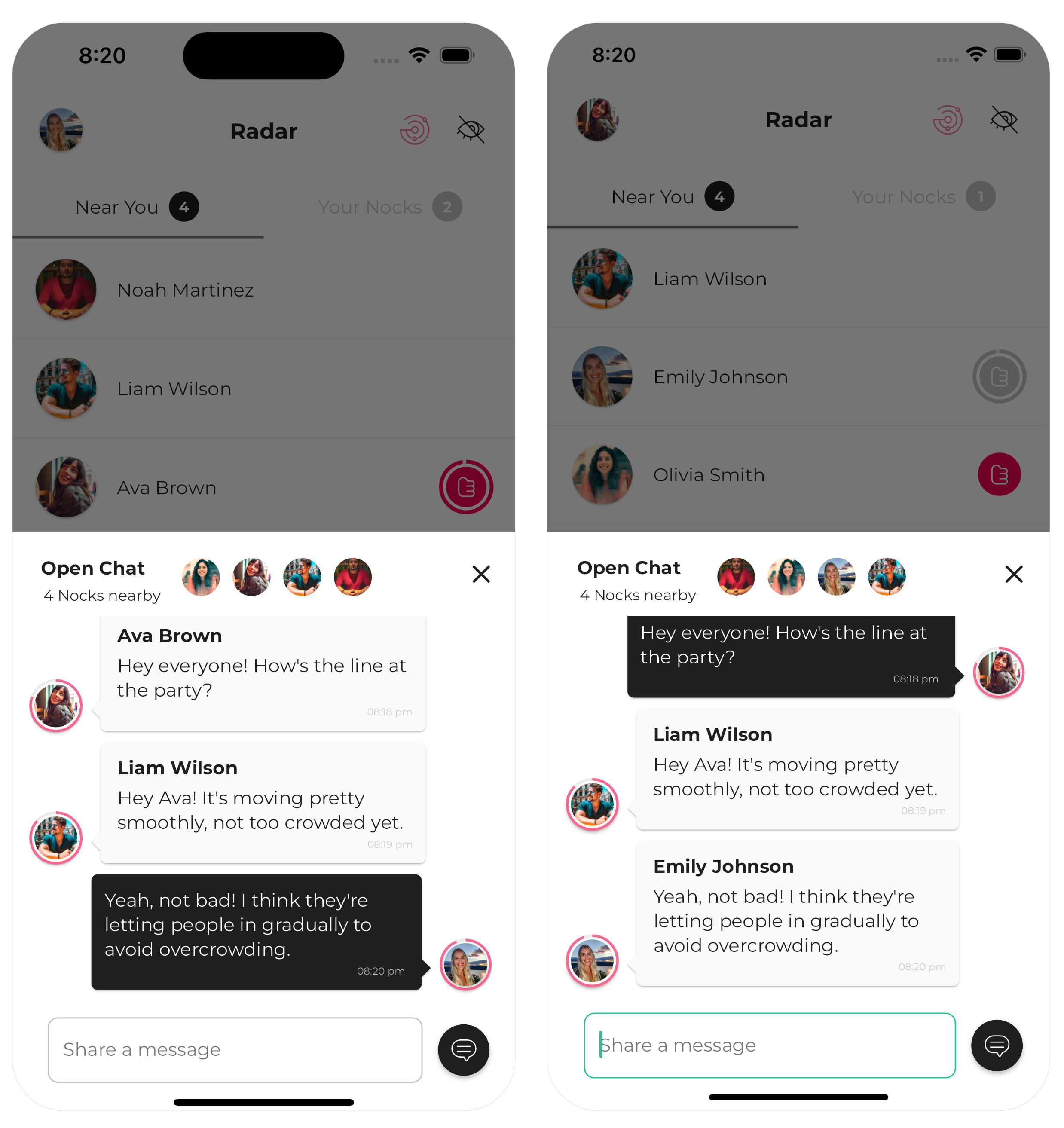 Open Chat